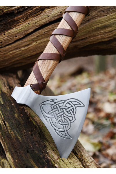 Viking axe, type M, engraved