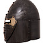 Sugarloaf Helm with hinged visor, 1.6 mm steel, antiqued