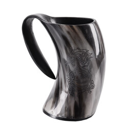 Horn cup, Fenrir wolf
