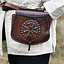 Leather bag with Vegvisir