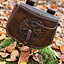 Leather bag with Vegvisir