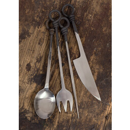 Medieval cutlery set stainless steel