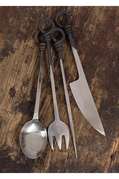 Medieval cutlery set stainless steel