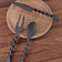 Knife, fork and spoon