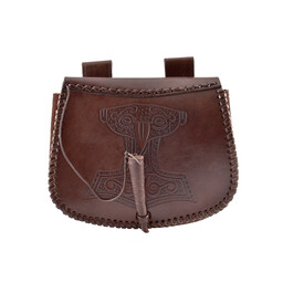 Leather Thor's hammer bag