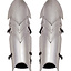 Steel greaves