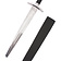 Deepeeka Medieval short sword , battle-ready (blunt 3 mm)