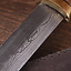 Germanic short seax of Damascus steel