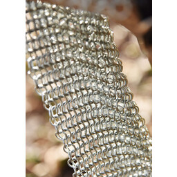 Chain mail chausses, zinc-plated, 9 mm