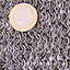 Chain mail skirt, mixed rings, 6 mm