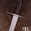 Medieval bastard sword 115 cm, battle-ready (blunt 3 mm)