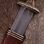 Vendel sword Uppsala 7th-8th century, brass hilt, damast