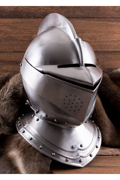 English closed helmet, 1.6 mm steel