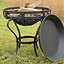 Fire pit with ground plate, approx. 41 cm