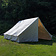 Canvas army tent 3 x 3 m