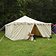 Medieval tent Herold 6 x 6 m, natural