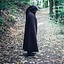 Medieval cloak with hood, brown