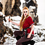 Valkyrie tunic Brynhild, red