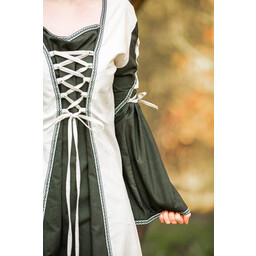 Medieval dress Serena, green