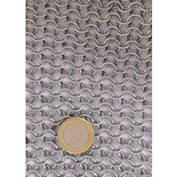 Chain mail aventail, zinc-plated, 8 mm