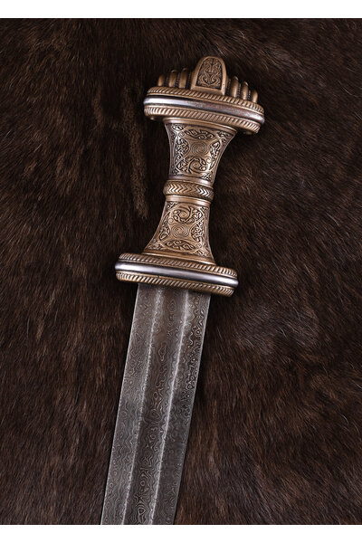 Anglo-Saxon sword Fetter Lane, damast steel
