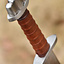 Viking sword with lobed pommel battle-ready, short