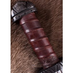 Viking seax with leather grip