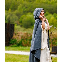 Wool cloak Felis, grey