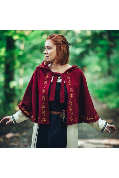 Wool chaperon Runa, red