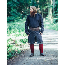 Long Viking tunic Hvitserk, black