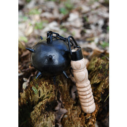 Flail with short handle