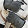 Chain mail gloves, zinc-plated, 6 mm