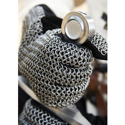 Chain mail gloves, zinc-plated, 6 mm