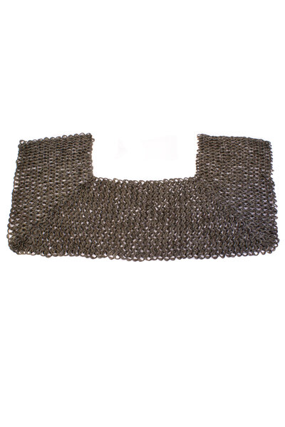 Chain mail shoulder piece, round rings - round rivets, 8 mm