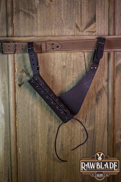 Breda Rapier Holder Small - Brown - Right-handed