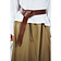 Leonardo Carbone Ring belt with Celtic knot, brown