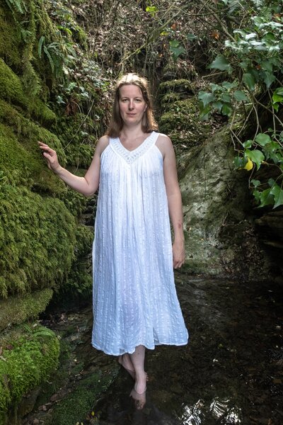 Goddess Dress Hera, white