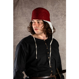 15th century felt hat Dürer, red