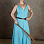 Goddess Dress Athena, turquoise