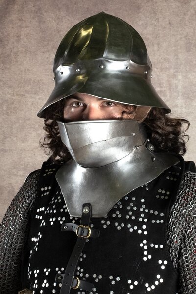 15th century Burgundian kettle hat