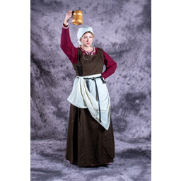 Medieval surcot Uma, brown