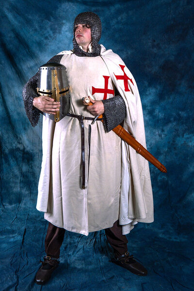 Historical templar surcoat
