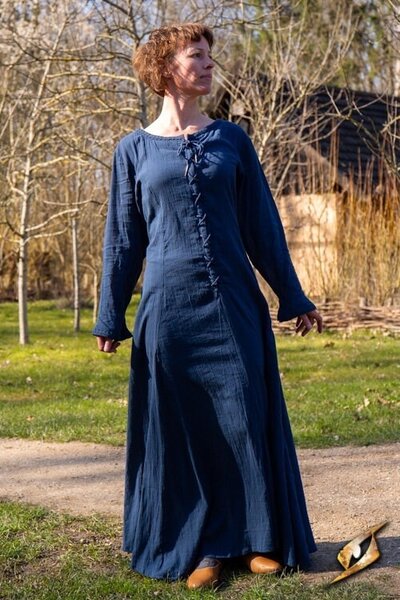 Isobel slip dress, blue