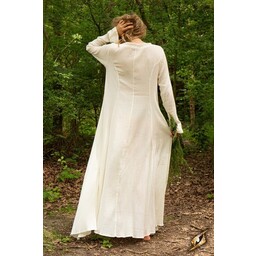 Isobel slip dress, white