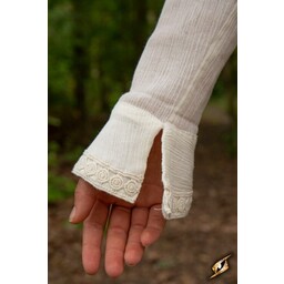 Isobel slip dress, white