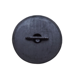 Viking shield with ravens and triquetras