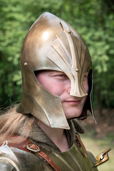 Helmet Illumine, brass color