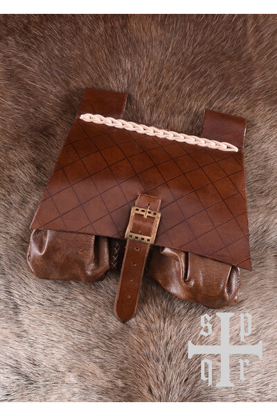 Medieval belt pouch 14th century