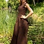 Medieval dress Elaine, brown