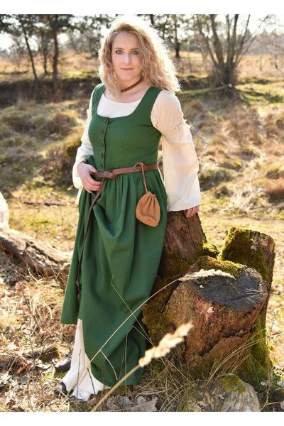 Medieval overdress Lene, green